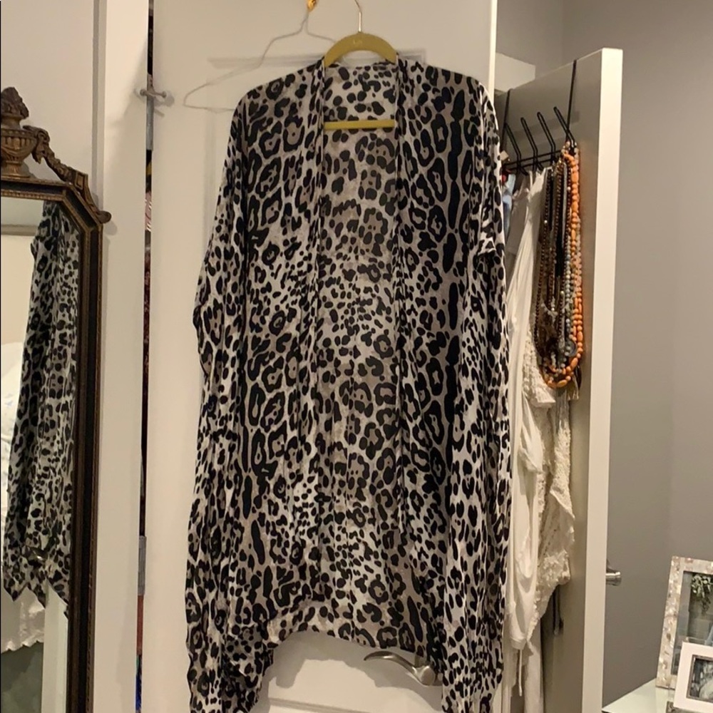 Leopard Shawl Wrap